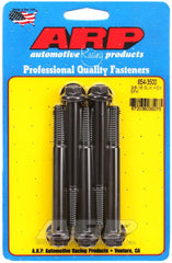 ARP 3/8in - 16 x 3.500 hex 7/16 Wrenching Black Oxide Bolts (5/pkg) #654-3500