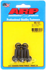 ARP M6 x 1.00 x 20 Hex Black Oxide Hex Bolts (5/pkg) #660-1001