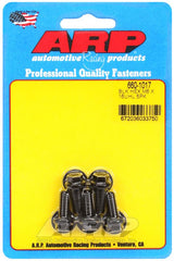 ARP M6 x 1.00 x 16 Black Oxide Hex Bolts (5/pkg) #660-1017