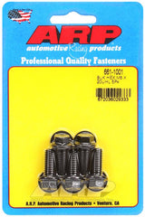 ARP M8 x 1.25 x 20 Black Oxide Hex Bolts (5/pkg) #661-1001