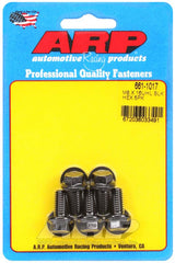 ARP M8 x 1.25 x 16 Hex Black Oxide Bolts (5/pkg) #661-1017