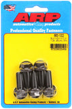 ARP M10 x 1.25 x 25 Hex Black Oxide Bolts #663-1002