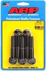 ARP M12 x 1.75 x 60 Hex Black Oxide Bolts (5/pkg) #665-1007