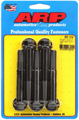 ARP M12 x 1.75 x 80 Hex Black Oxide Bolts (5/pkg) #665-1009