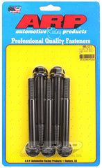 ARP M12 x 1.75 x 100 Hex Black Oxide Bolts (5/pkg) #665-1011