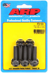 ARP M10 x 1.25 x 30mm 12pt Black Oxide Bolts (Set of 5) #673-1003