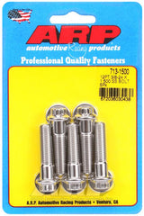 ARP 3/8in -24 x 1.500 12pt SS Bolts (5/pkg) #713-1500