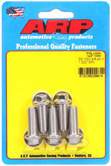 ARP 3/8in -24 x 1.000 SS Hex Bolts (5/pkg) #723-1000