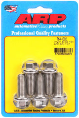 ARP M12 x 1.50 x 30 SS Hex Bolts (5/pkg) #764-1002