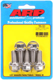 ARP M12 x 1.75 x 25 Hex Black SS Bolts (5/pkg) #765-1001