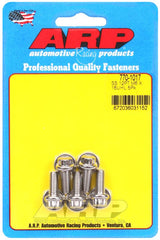 ARP M6 x 1.00 x 16 SS 12pt Bolts (5/pkg) #770-1017