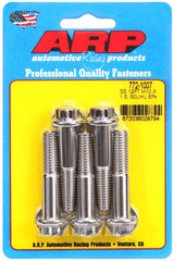 ARP M10 x 1.50 x 50mm 12pt Stainless Steel Bolts (Set of 5) #772-1007