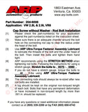ARP ARP2000 Pro Series Connecting Rod Bolt Kit for 99 VW Volkswagen Golf GTI V6