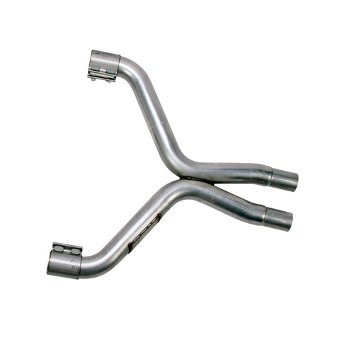 BBK 11-14 Mustang 3.7 V6 High Flow X Pipe With Catalytic Converters - 2-1/2