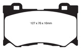 EBC 08-13 Infiniti FX50 5.0 Redstuff Front Brake Pads