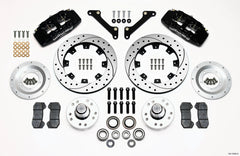 Wilwood Dynapro 6 Front Hub Kit 12.19in Drilled 79-81 Camaro