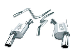 Borla 2005-2009 Mustang GT / Mustang Shelby GT500 EC-Type CB SS Single Round Rolled Tips Exhaust