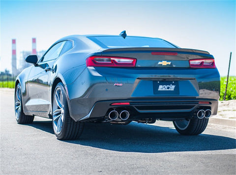 Borla 2016 Chevy Camaro V6 AT/MT S-Type Rear Section Exhaust w/ Dual Mode Valves