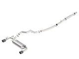 Borla 16-18 Ford Focus RS Catback Exhaust S-Type 3in - 2.25in w/ Carbon Fiber Tip