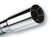 Borla Universal Polished Tip Single Round Intercooled (inlet 2in. Outlet 2 1/2in) *NO Returns*
