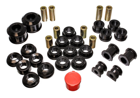 Energy Suspension 02-05 Honda Civic Si Black Hyper-Flex Master Bushing Set