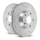 Power Stop 05-19 Nissan Frontier Rear Evolution Drilled & Slotted Rotors - Pair