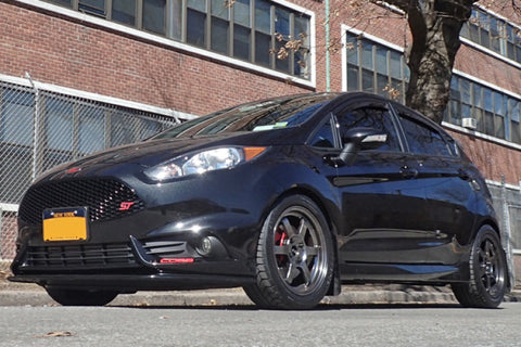 Rally Armor 13-19 Ford Fiesta ST Black UR Mud Flap w/Grey Logo