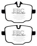 EBC 2021+ BMW M3/M4 3.0TT (G80/G82/G83) Yellowstuff Rear Brake Pads