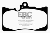 EBC 07-08 Lexus GS350 3.5 RWD Greenstuff Front Brake Pads