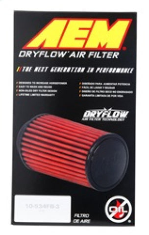 AEM 4 inch x 9 inch Dryflow Element Filter Replacement