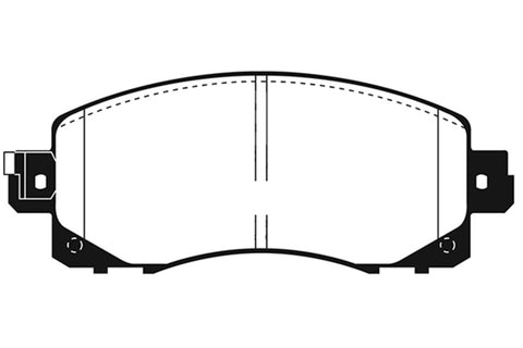 EBC 2018+ Subaru Crosstrek Greenstuff Front Brake Pads