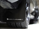 Rally Armor 08-10 Subaru WRX (Hatch & Sedan) / 08-11 Subaru 2.5i Black UR Mud Flap w/ White Logo