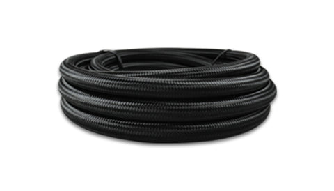 Vibrant -16 AN Black Nylon Braided Flex Hose (10 foot roll)