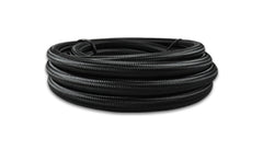 Vibrant -3 AN Black Nylon Braided Flex Hose w/PTFE Liner (20ft Roll)
