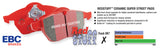 EBC 16-18 Ford Focus RS Redstuff Ceramic Low Dust Front Brake Pads