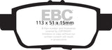 EBC 05-14 Honda Ridgeline 3.5 Greenstuff Rear Brake Pads