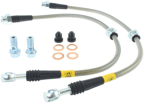 StopTech Stainless Steel Front Brake lines for 99-03 Mazda Protege