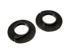 Energy Suspension 90-96 Ford F-150/Ford Bronco Front Coil Spring Isolator Set - Black
