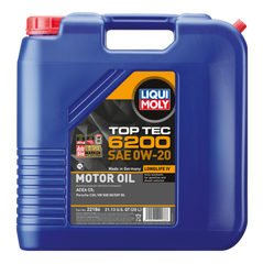 LIQUI MOLY 20L Top Tec 6200 Motor Oil SAE 0W20