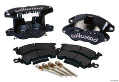 Wilwood D52 Front Caliper Kit - Black Pwdr 2.00 / 2.00in Piston 1.04in Rotor