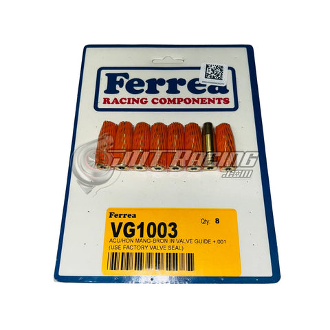 Ferrea +.001 Oversized Bronze Intake Valve Guides For 94-01 Integra GSR B18C1