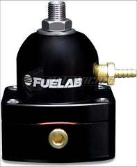Fuelab 525 EFI Adjustable FPR In-Line 25-90 PSI (1) -6AN In (1) -6AN Return - Black