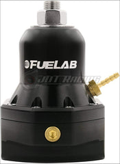 Fuelab 565 EFI Adjustable FPR 40-80 PSI (2) -10AN In (1) -10AN Return Max Flow Bypass - Black