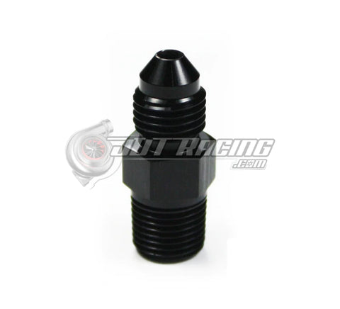 3AN to 1/8 NPT Straight Adapter Fitting Black High Quality CNC Aluminum In Stock