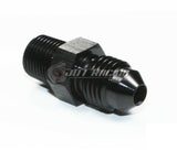 4AN to 1/8 NPT Straight Adapter Fitting Black High Quality CNC Aluminum In Stock