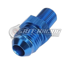 JDT Racing 8AN Male to M10 x 1.0 Male Adapter AN Fitting Blue