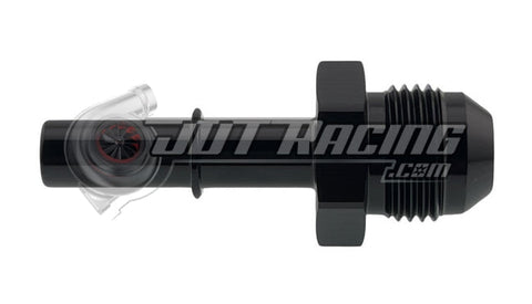 JDT Racing 8AN Male to 3/8" Male GM EFI Quick Connect Straight Fuel Adapter Fitting Black