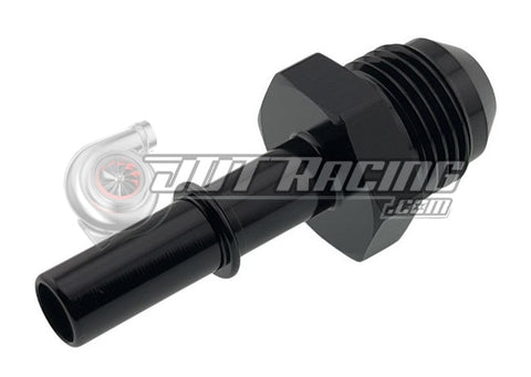 JDT Racing 8AN Male to 3/8" Male GM EFI Quick Connect Straight Fuel Adapter Fitting Black