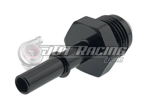 JDT Racing 8AN Male to 5/16" Male GM EFI Quick Connect Straight Fuel Adapter Fitting Black