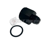 JDT Racing 12AN Female to 8AN Male Reducer AN Fitting Adapter, Black